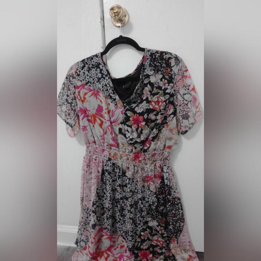 short flower dress